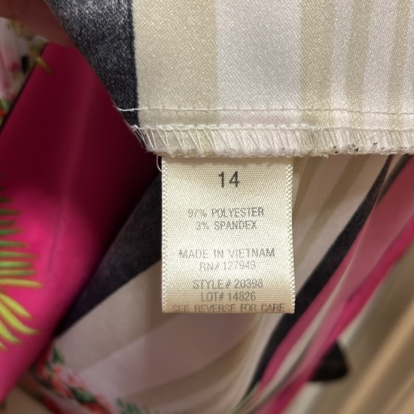 FLORAL STRIPED DRESS - Picture 5 of 5